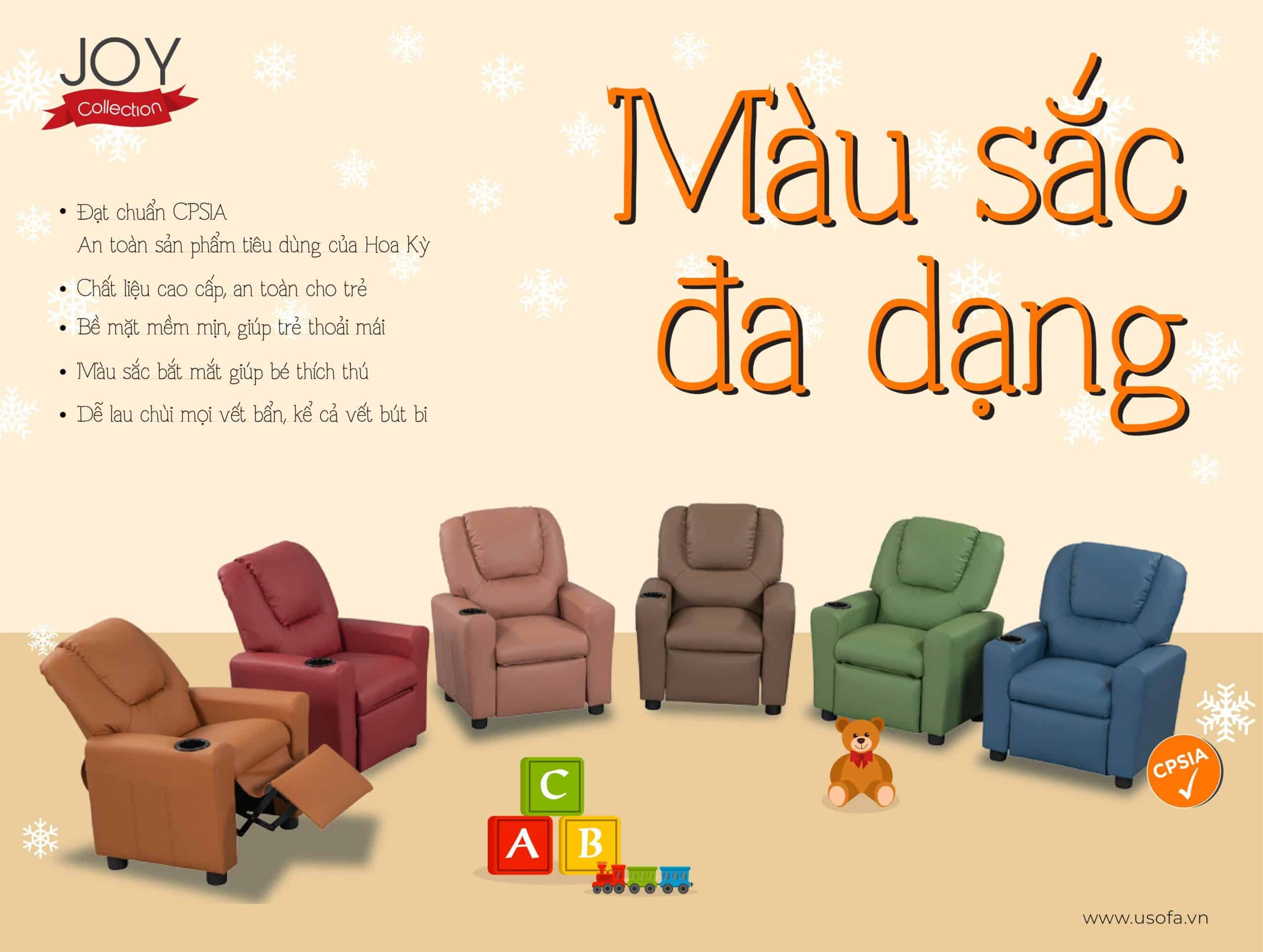 Ghế sofa cho bé đáng yêu - Ghế thư giãn trẻ em